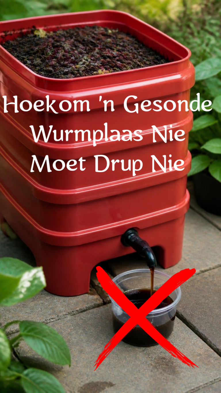 Hoekom ’n Gesonde Wurmplaas Nie Moet Drup Nie